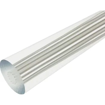 Plexisklo Plexi tyč s rovnými vlákny 32mm čirá 2000 mm