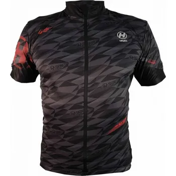 cyklistický dres dres krátký pánský HAVEN SKINFIT černá/červená (dres krátký pánský HAVEN SKINFIT černá/červená)