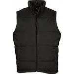 Sol's Vodotěsná vesta Bodywarmer s prošíváním pro pohodlnější nošení Barva: Černá, Velikost: 5XL L868