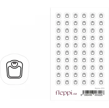 samolepka Fleppi Samolepky ikonky – Váha