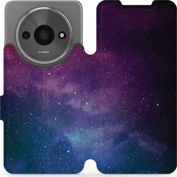 Pouzdro na mobilní telefon Flipové pouzdro Mobiwear - Xiaomi Redmi A3 - V147P Mlhovina (Knížkové flip pouzdro, obal, kryt na mobil Xiaomi Redmi A3 - V147P Mlhovina, materiál Umělá kůže + TPU - ochrana 360°, stojánek, silikonová vanička, magnetické zavírání)