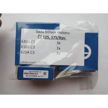 Motor pro motocykl Ložiska motoru Jawa ČZ 125, 175 - malá Kývačka - ZVL - sada