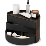 Černý koupelnový organizér otočný Moona – Umbra ID_1644618