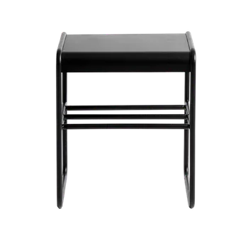 Jídelní židle Kovová stolička/odkládací stolek Muubs COPENHAGEN černá