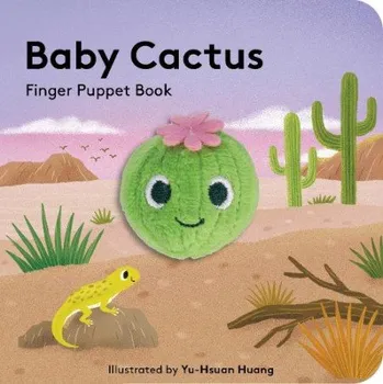 Cizojazyčná kniha Baby Cactus: Finger Puppet Book