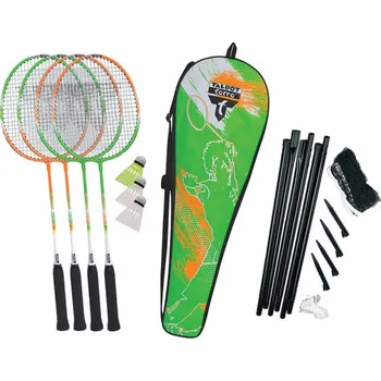 Badmintonová raketa Talbot Torro Badminton Set 4 Attacker Plus