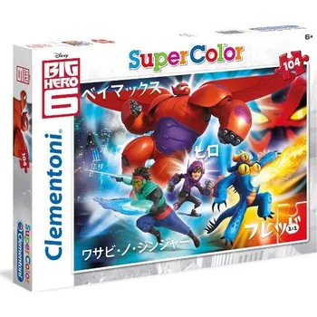 Clementoni Puzzle 27918 - Velká šestka - Big Hero 6 - 104 dílků