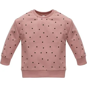 PINOKIO Mikina Tres Bien puntíky STARORŮŽOVÁ - 110