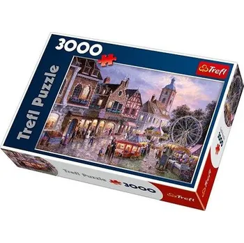 Puzzle Trefl Puzzle 33033 Veselé městečko 3000 dílků