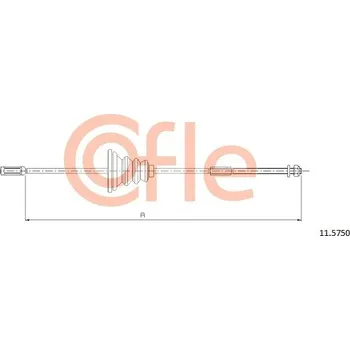 Auto-moto Tažné lanko, parkovací brzda COFLE 11.5750