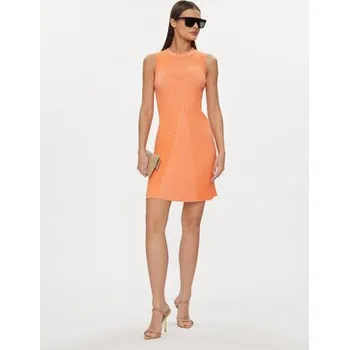 Dámská móda Guess Úpletové šaty Allie W4RK20 Z2YN2 Oranžová Slim Fit XL