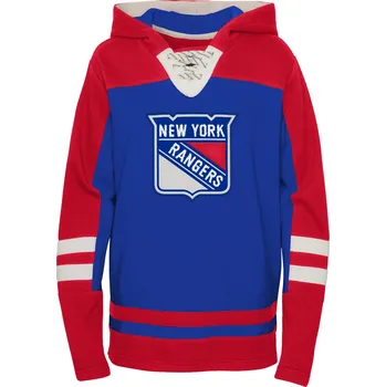 Chlapecká mikina Outerstuff Dětská mikina New York Rangers NHL Ageless Revisited - Home Po Hoodie Velikost: Dětské S (6 - 9 let)