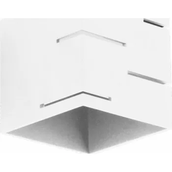 Nástěnné svítidlo Lampex Quado Moderní nástěnné svítidlo 1x40W (692/A BIA)