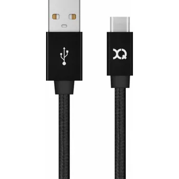Datový kabel Xqisit USB-A – USB-C kabel USB 1,8 m černý (112200)