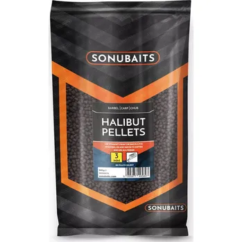 Návnadová surovina SONUBAITS - Pelety Halibut pellets 4mm / 900g