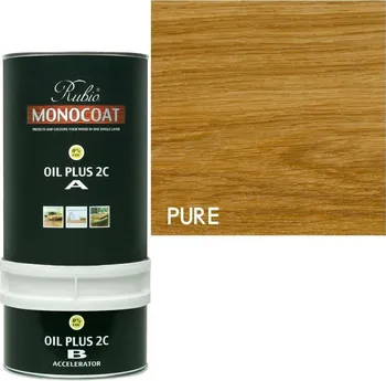 Olej na dřevo Rubio Monocoat Oil Plus 2C 390 ml bezbarvý