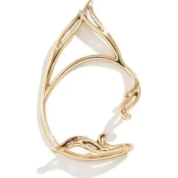 Náušnice Flamenco Mystique Náušnice Ozdobná Manžeta do Ucha ze Slitin Obecných Kovů, 7 cm výška - 4,2 cm šířka