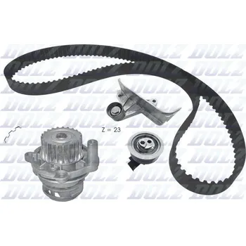 Rozvod motoru Vodní pumpa + sada ozubeného řemene DOLZ KD168