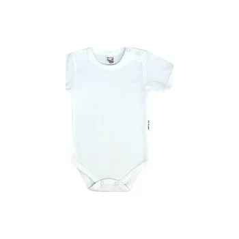 Bodyčko bílé krátký rukáv vel. 56 - 86; Barva: bílá; Velikost: 74