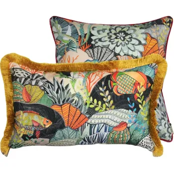 BOHOLOGY Set dvou venkovních povlaků na polštář Marine