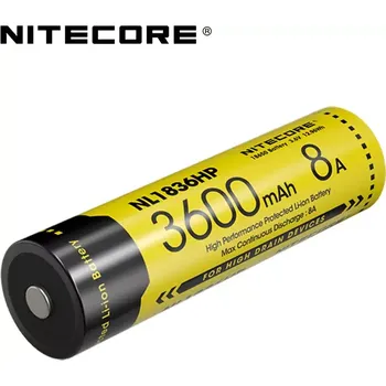 Článková baterie Baterie Li-Ion 18650 Nitecore 3.6V 3600mAh (NL1836HP)