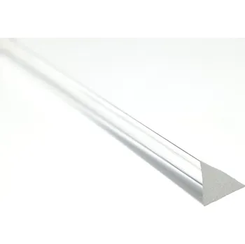 Plexisklo Trojúhelníková plexi tyč 5mm čirá 1220 mm