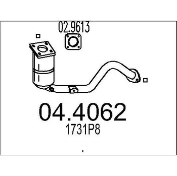 Katalyzátor Katalyzátor MTS 04.4062