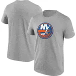 Fanatics Pánské tričko New York Islanders NHL Primary Logo Graphic T-Shirt Sport Gray Heather Velikost: S