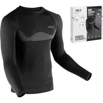 NILS Pánské termo tričko Magnus BTK0464 černé 2XL/3XL + DÁREK