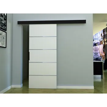 Interiérové dveře Posuvné dveře STANDART MIX B70, Bílá/Černá