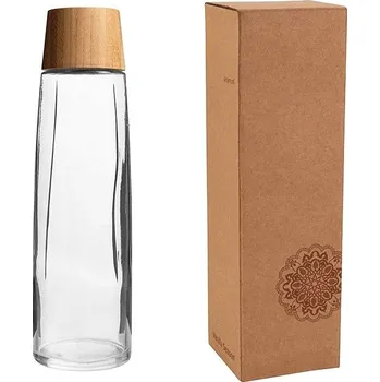 Kempingové nádobí Schwarzwolf Vs Anamudi Skleněná láhev z recyklovaného skla, objem 750 ml