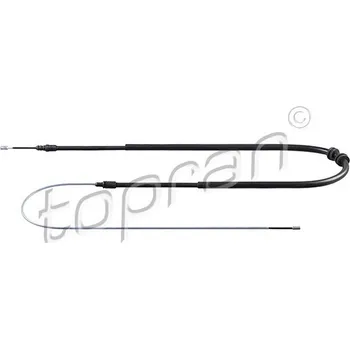Lanko parkovací brzdy Tažné lanko, parkovací brzda TOPRAN 631 766