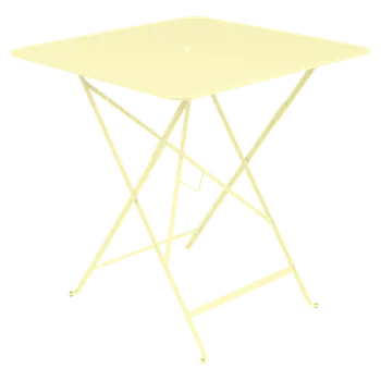 Zahradní stůl Skládací stolek Fermob BISTRO 71x71cm - Frosted Lemon
