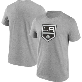 Pánské tričko Fanatics Pánské tričko Los Angeles Kings NHL Primary Logo Graphic T-Shirt Sport Gray Heather Velikost: M