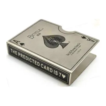 Obal na kartičku Pouzdro na karty ocelové stříbrné