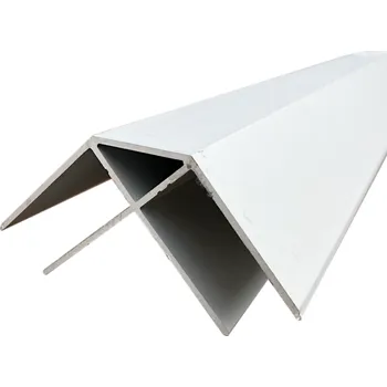 Příslušenství pro zahradní stavbu Rohový profil pro tl. 16mm z hliníku stříbrný elox 3000 mm