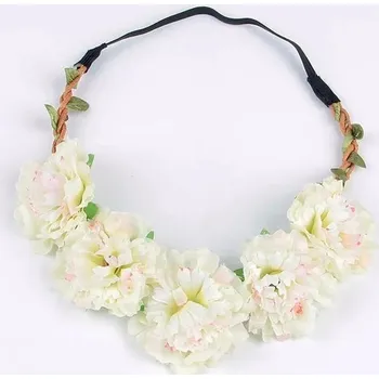 Ozdoba do vlasů Elastická čelenka do vlasů | ozdoba do vlasů s květinami - 50