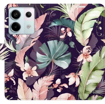 Pouzdro na mobilní telefon Flip pouzdro iSaprio - Xiaomi Redmi Note 13 Pro 5G / Poco X6 5G - Flower Pattern 08 - kapsičky na karty (Knížkový flip kryt, obal, pouzdro iSaprio na mobil Xiaomi Redmi Note 13 Pro 5G / Poco X6 5G - Flower Pattern 08 - 360° ochrana telefonu, přihrádka na)