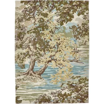 Koberec Vlněný kusový koberec Sanderson Ancient Canopy fawn olive green 146701 Brink & Campman Varianta: 140x200