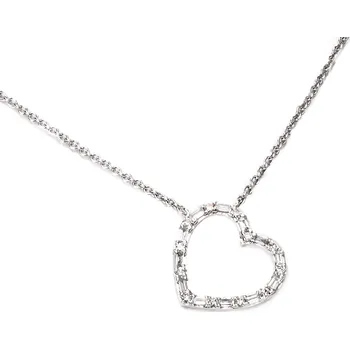 Náhrdelník Stuchlík zlatý náhrdelník diamantové srdce 30232