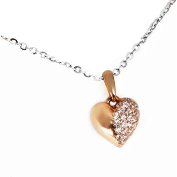 Náhrdelník Stuchlík zlatý náhrdelník srdce 201079