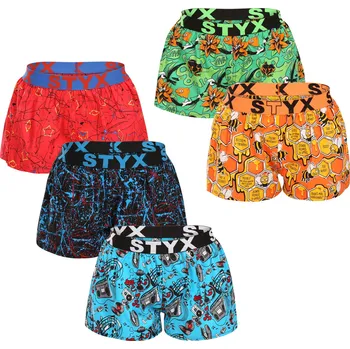 Dámské trenýrky 5PACK dámské trenky Styx art sportovní guma vícebarevné (5T1367834) L Možnost vrácení zboží ZDARMA do 120 dnů!