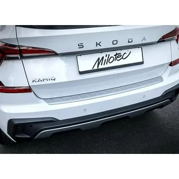 Auto-moto Milotec práh pátých dveří pro Škoda Kamiq, r.v. 11/2023, Alu Brush