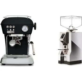 Kávovar Ascaso Dream ONE, Dark Black + Eureka Mignon Turbo, CR chrome