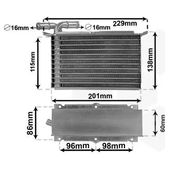 Chladič motoru Chladič turba VAN WEZEL 58014703