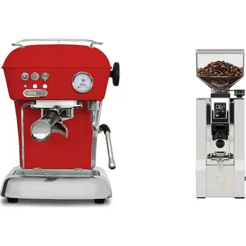 Kávovar Ascaso Dream ONE, Love Red + Eureka Mignon XL, CR white