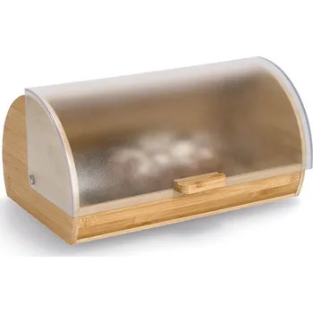 chlebník Zeller Present Chlebník velký, bambusový s transparentním odklápějícím víkem