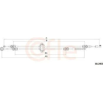 Tažné lanko, ruční převodovka COFLE CFE10.2455
