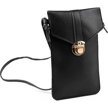 Kabelka Malá kabelka na mobil crossbody Černá