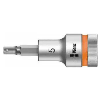 Gola hlavice Wera 003821 Zástrčná bitová hlavice Zyklop 1/2" 6hran 5 mm 8740 C HF s přidržovací funkcí